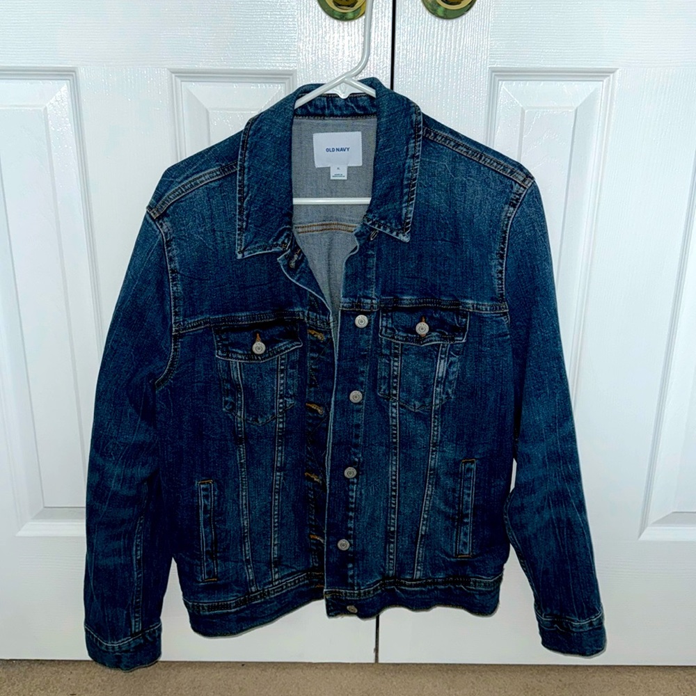 Old Navy Denim Jean Jacket- size XL- worn twice